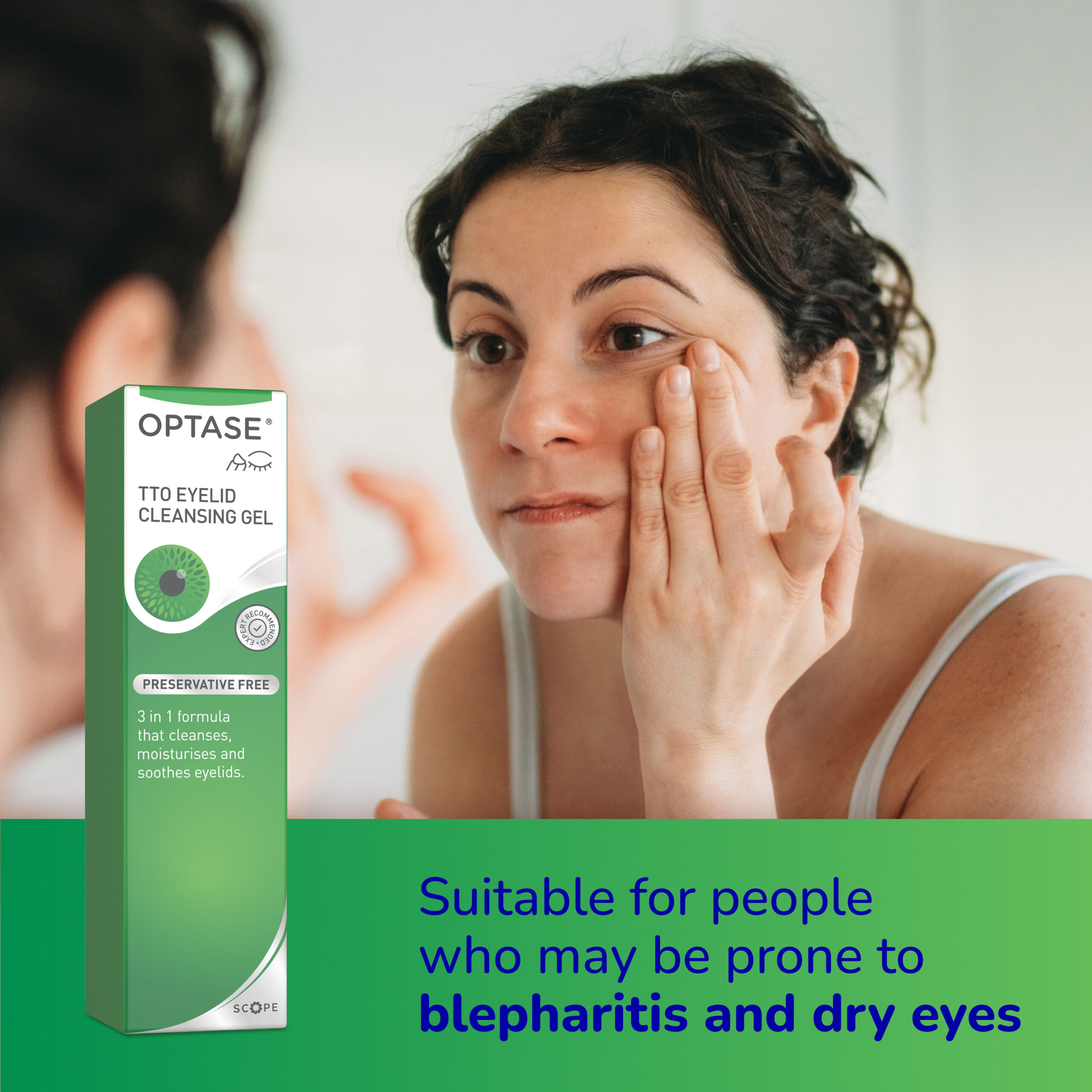 Optase Tea Tree Oil Eyelid Cleansing Gel