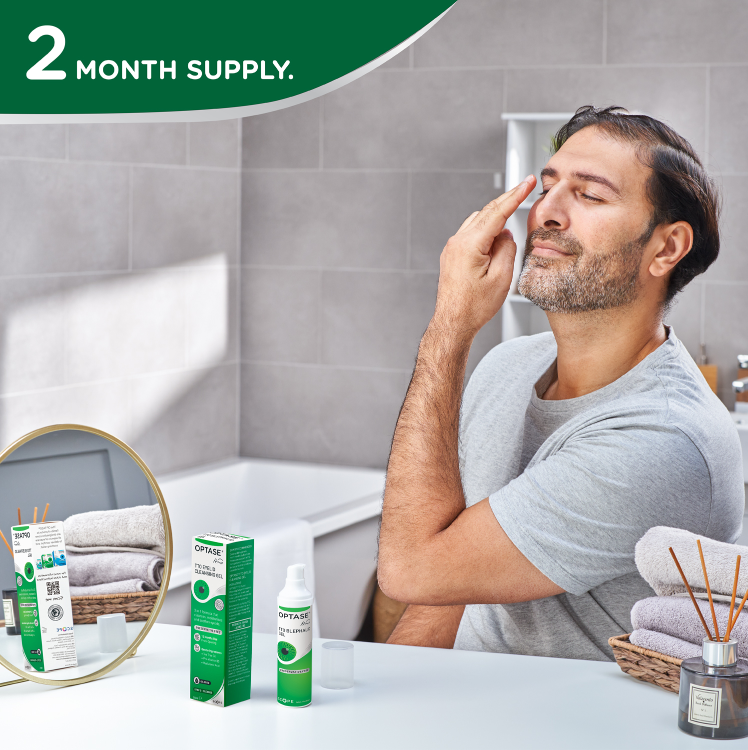 Optase Tea Tree Oil Eyelid Cleansing Gel