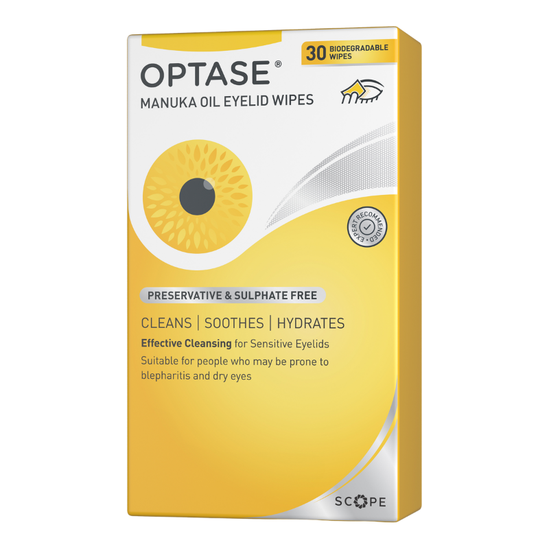 Optase Manuka Oil Eyelid Wipes