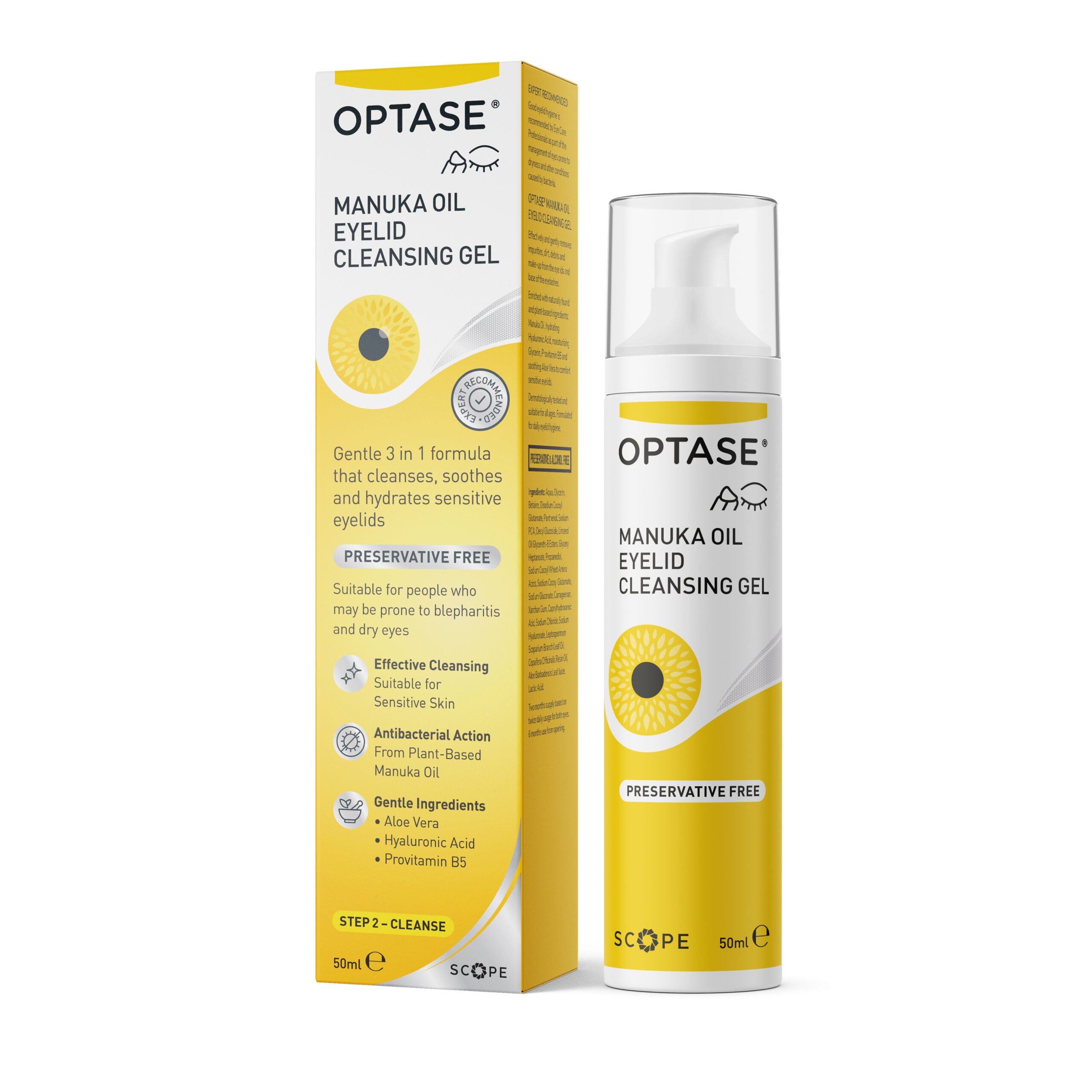 Optase Manuka Oil Eyelid Cleansing Gel