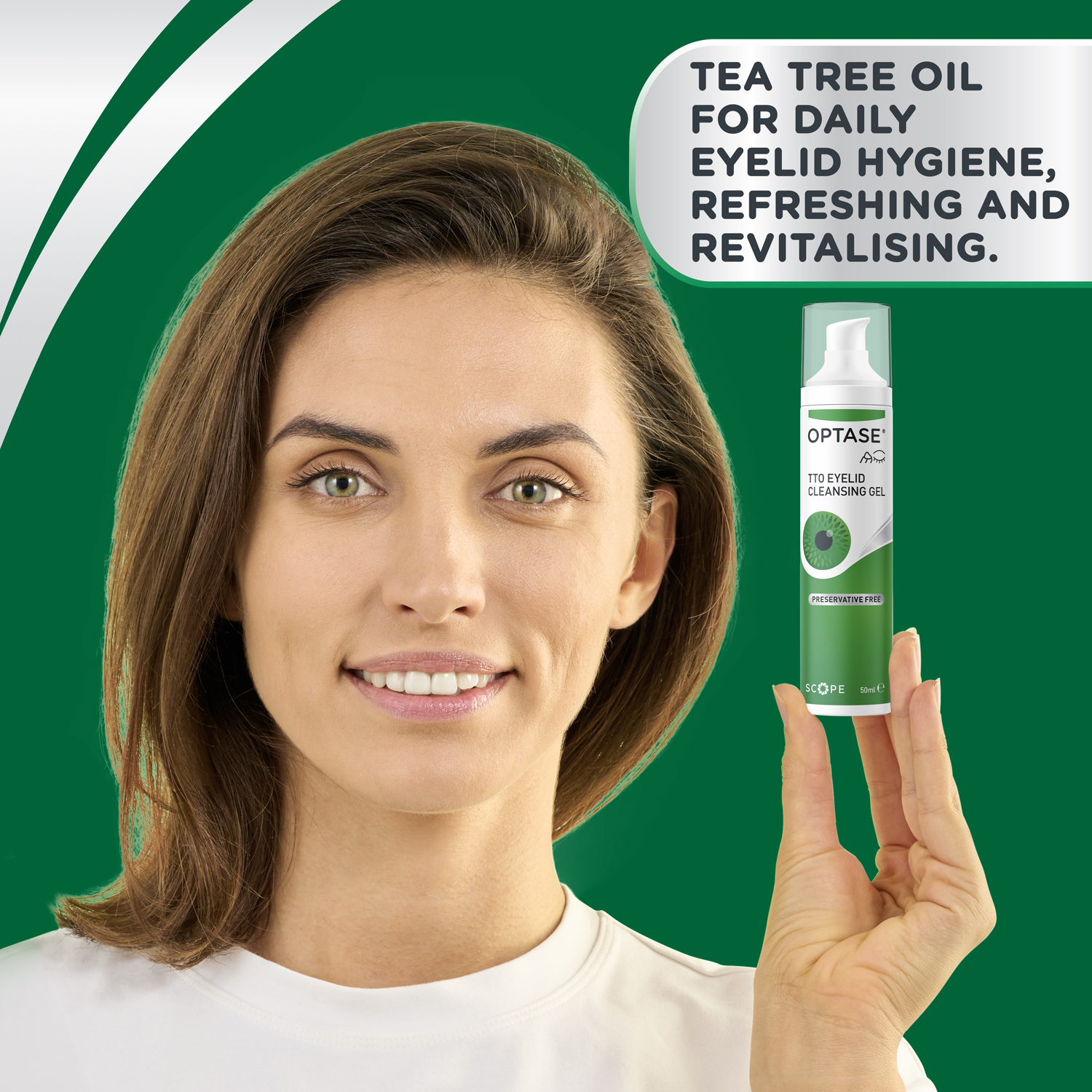 Optase Tea Tree Oil Eyelid Cleansing Gel