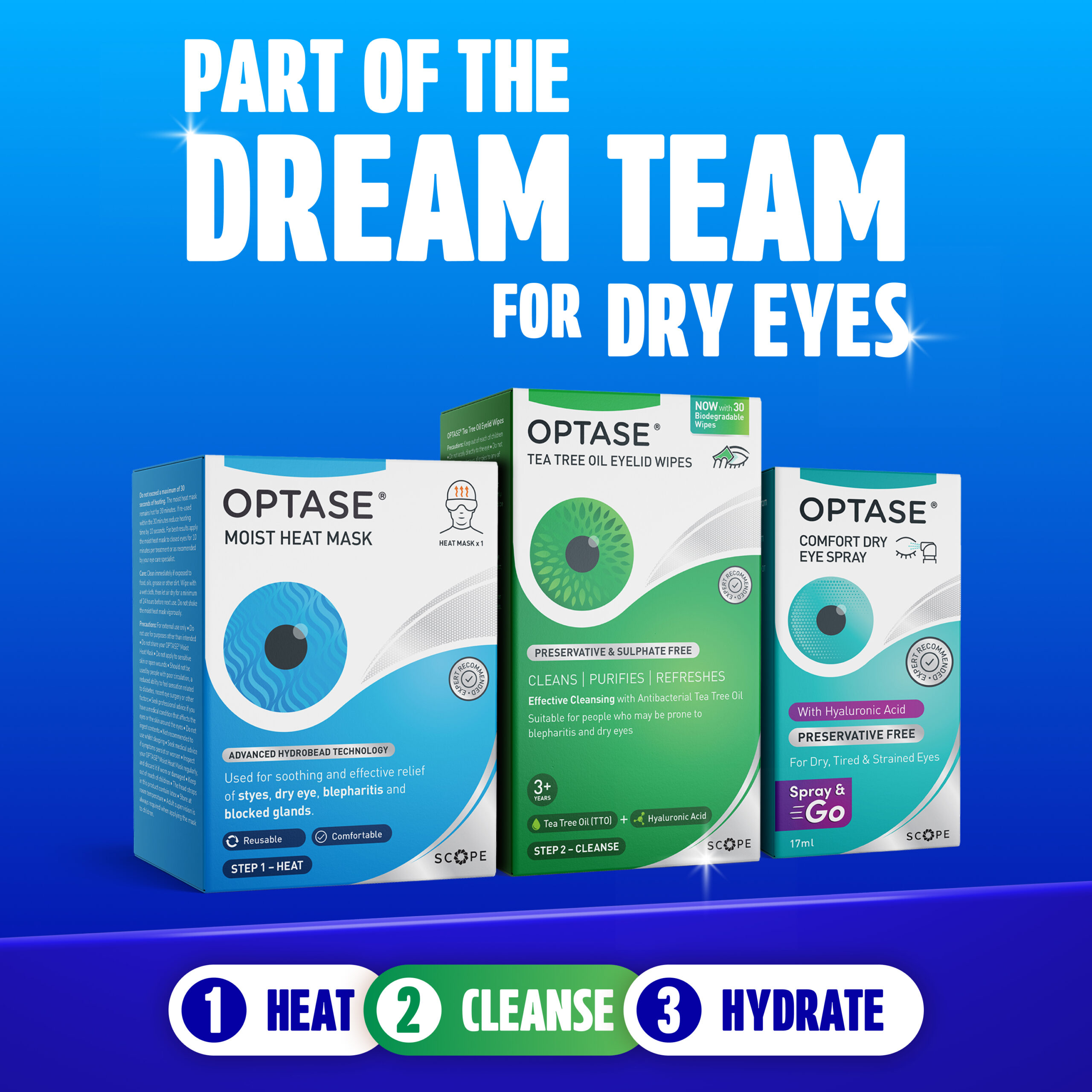 Optase Tea Tree Oil Eyelid Wipes