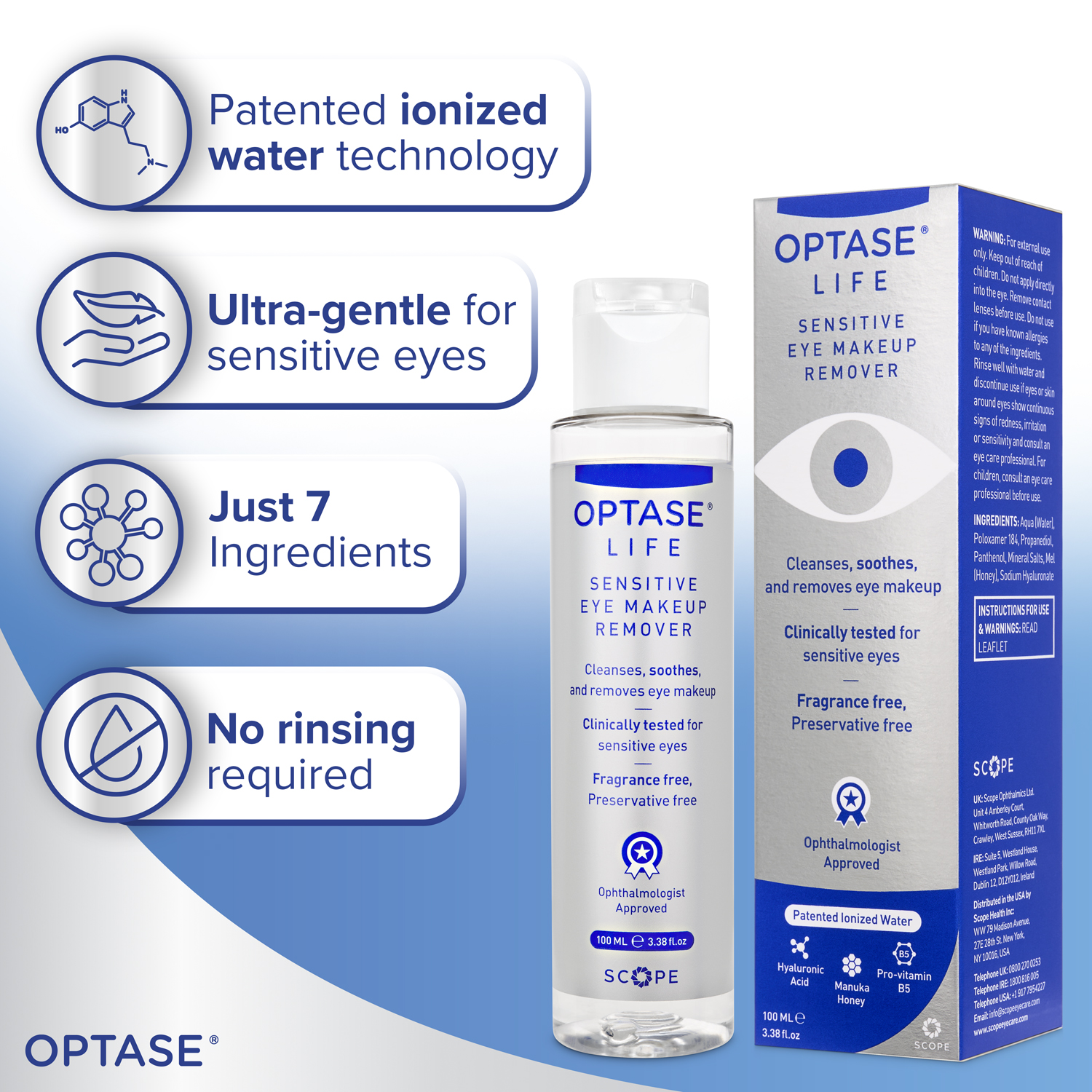Optase Life Sensitive Eye Makeup Remover