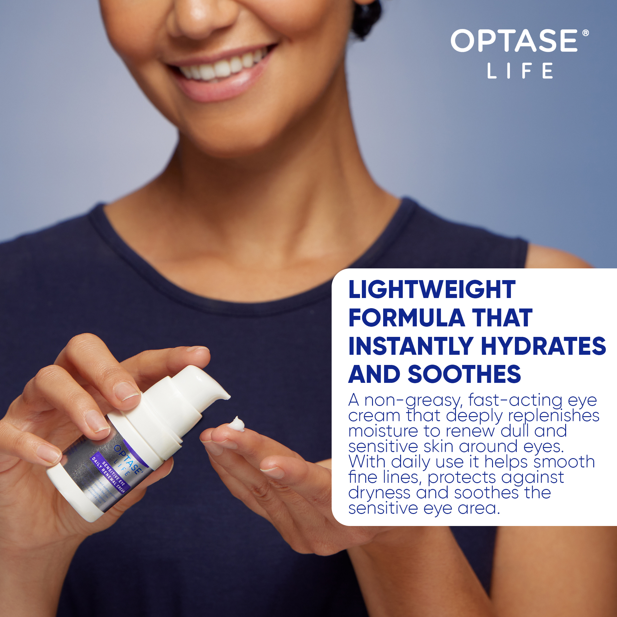 Optase Life Sensitive Eye Daily Renewal Cream