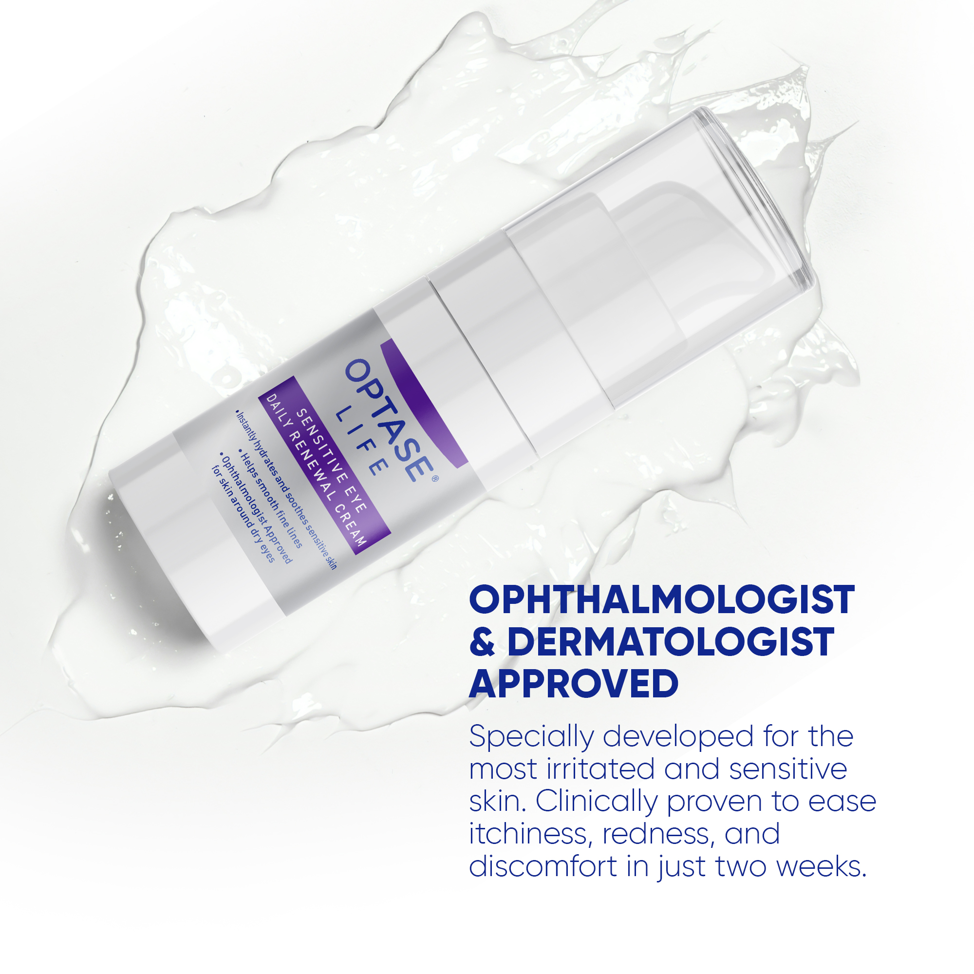 Optase Life Sensitive Eye Daily Renewal Cream