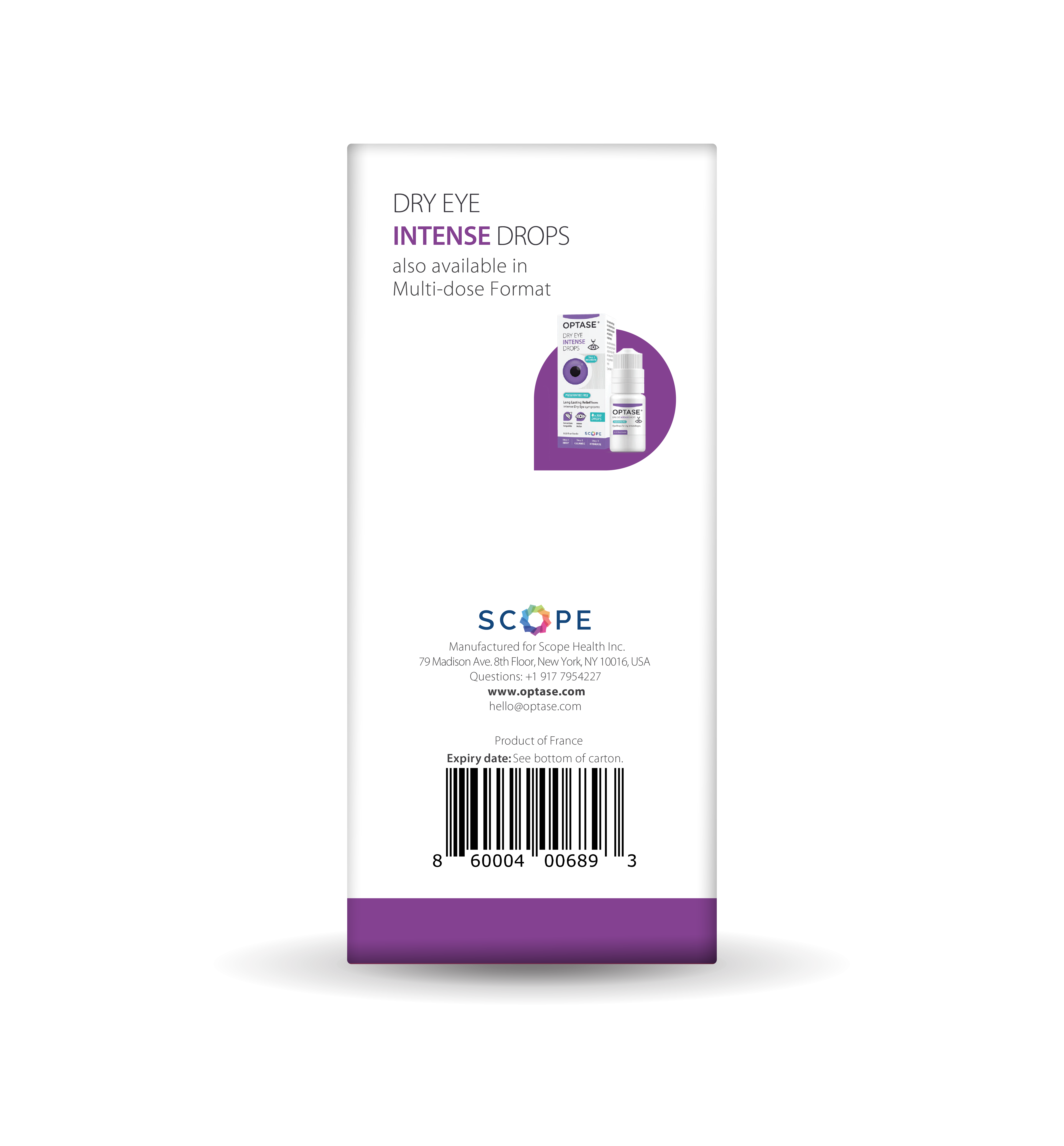 OPTASE<sup>®</sup> Single Dose Dry Eye Relief Intense Drops