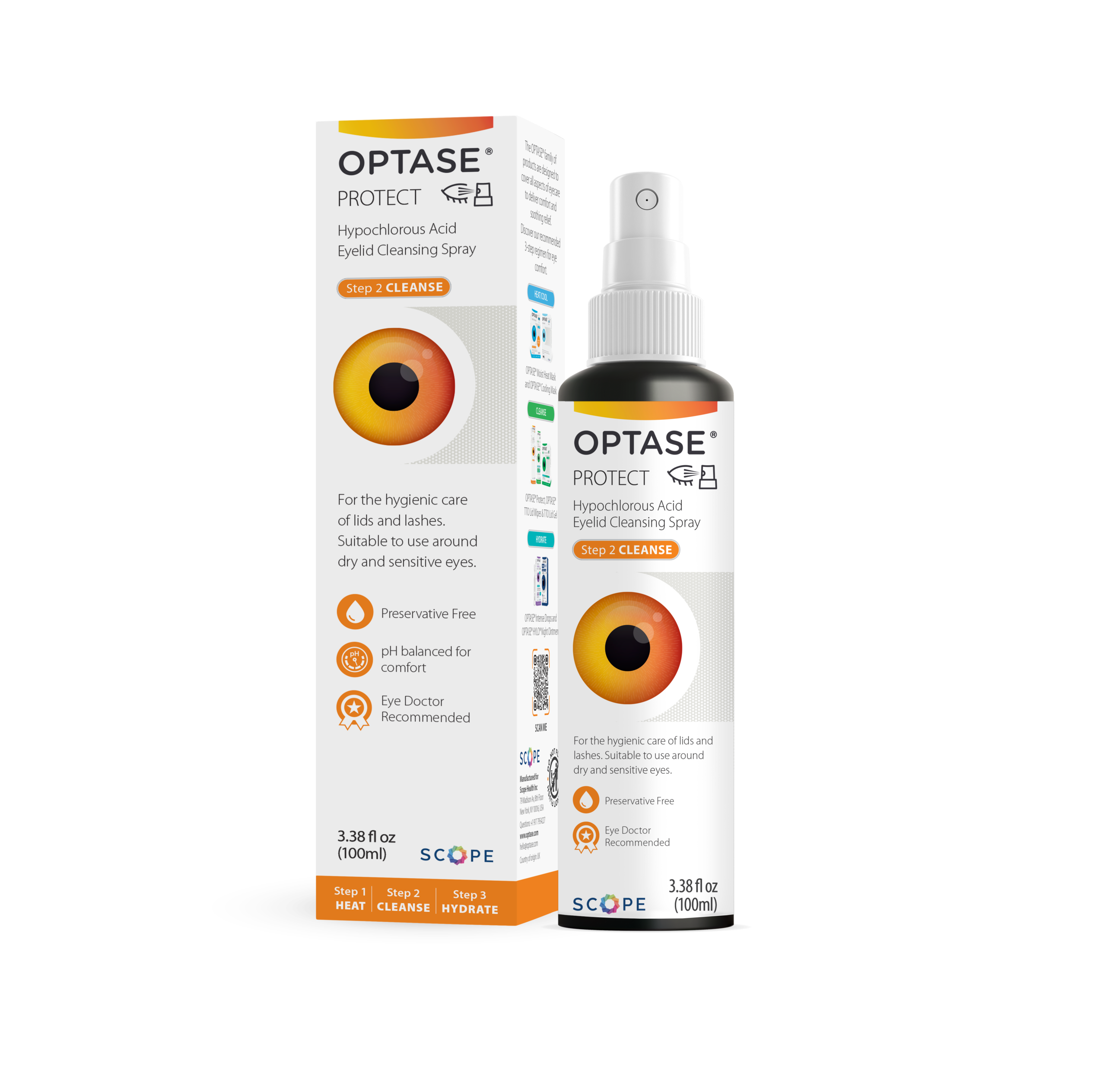 OPTASE<sup>®</sup> PROTECT Eyelid Cleansing Spray
