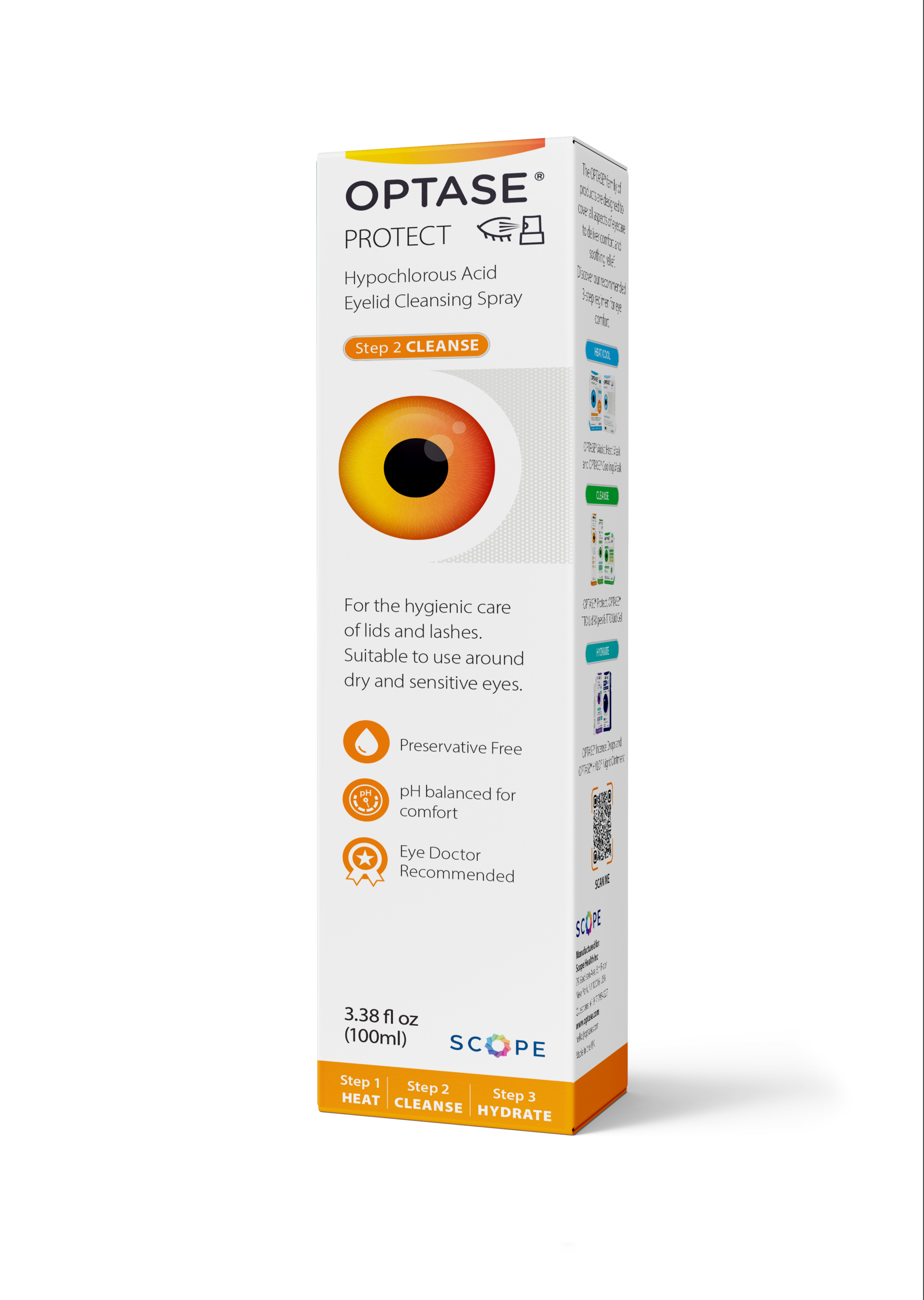 OPTASE<sup>®</sup> PROTECT Eyelid Cleansing Spray