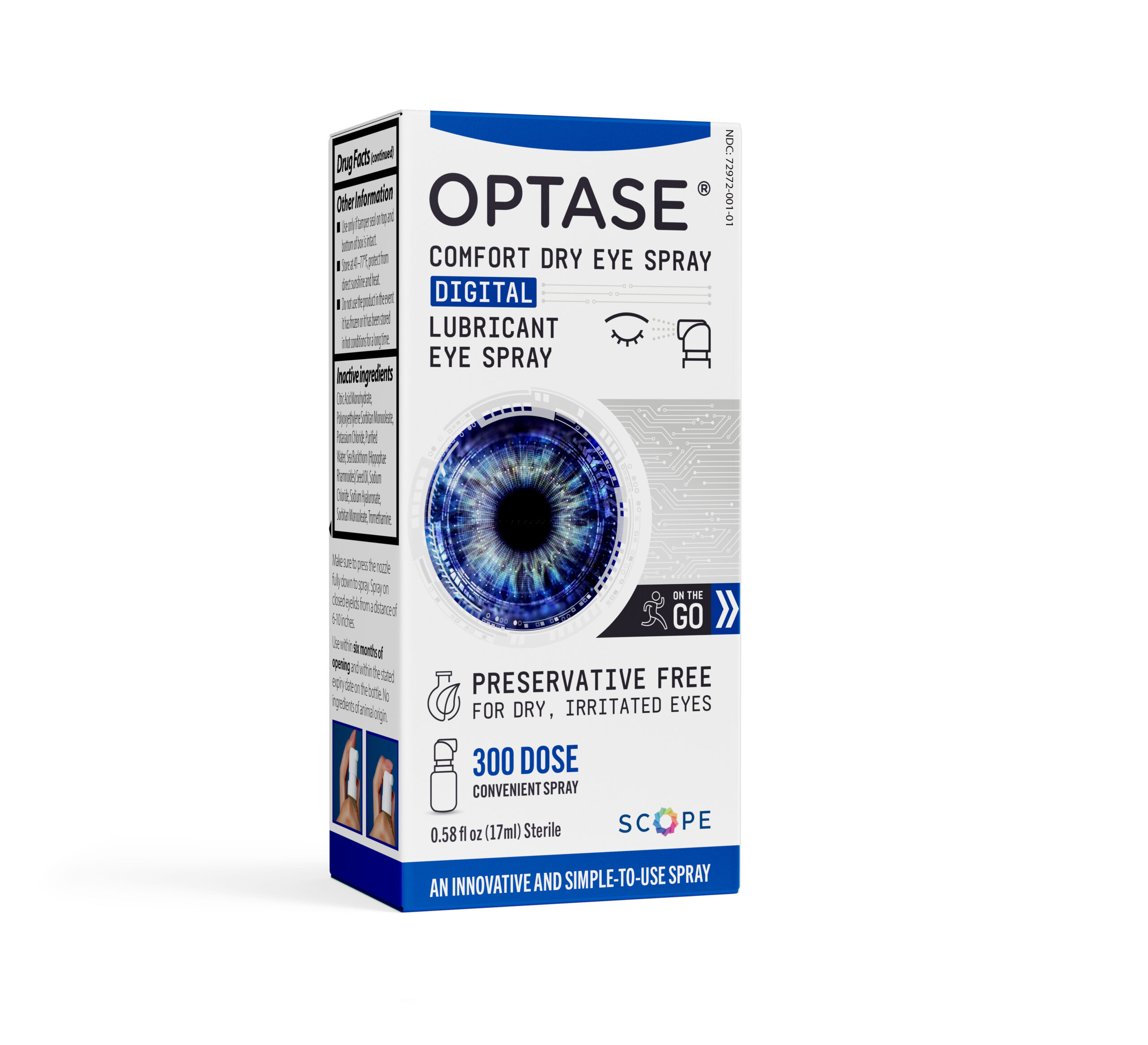 OPTASE<sup>®</sup> Comfort Dry Eye Spray