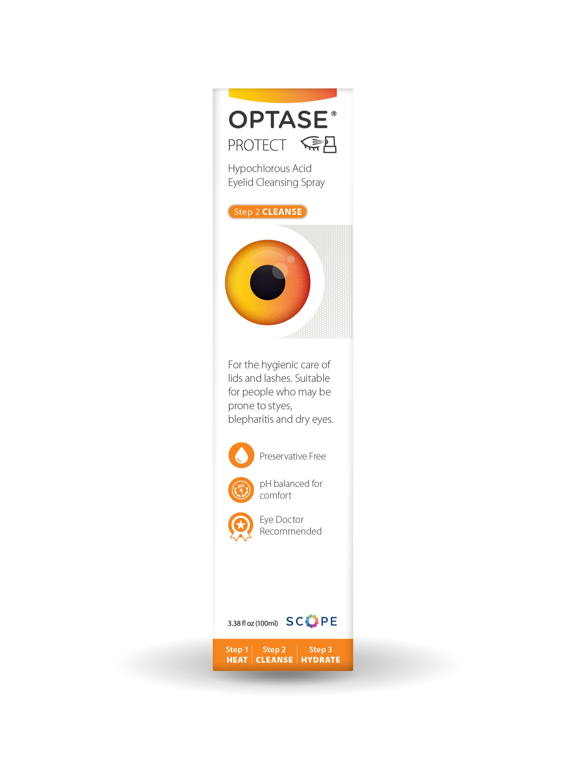 OPTASE<sup>®</sup> PROTECT Eyelid Cleansing Spray