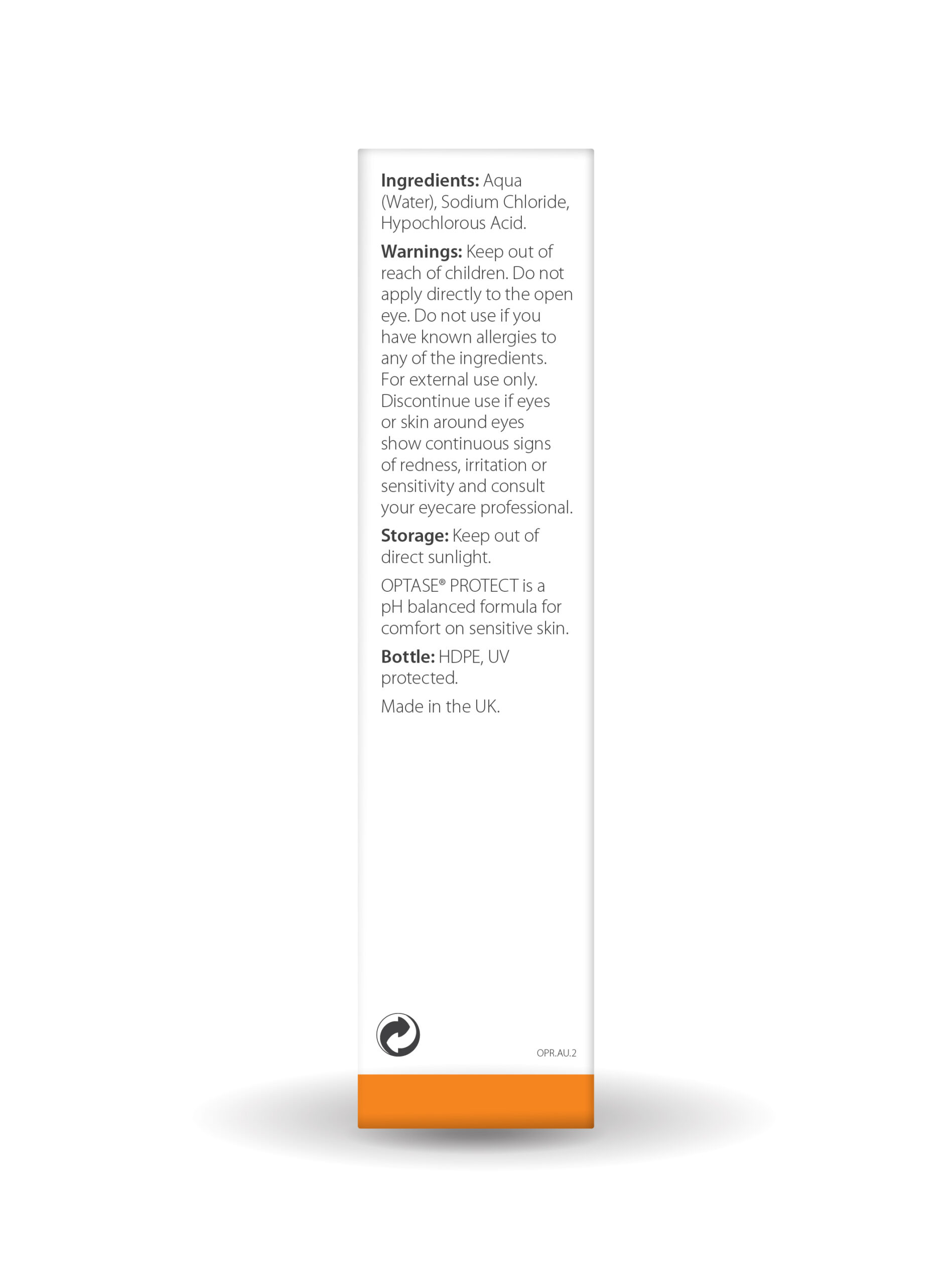 OPTASE<sup>®</sup> PROTECT Eyelid Cleansing Spray