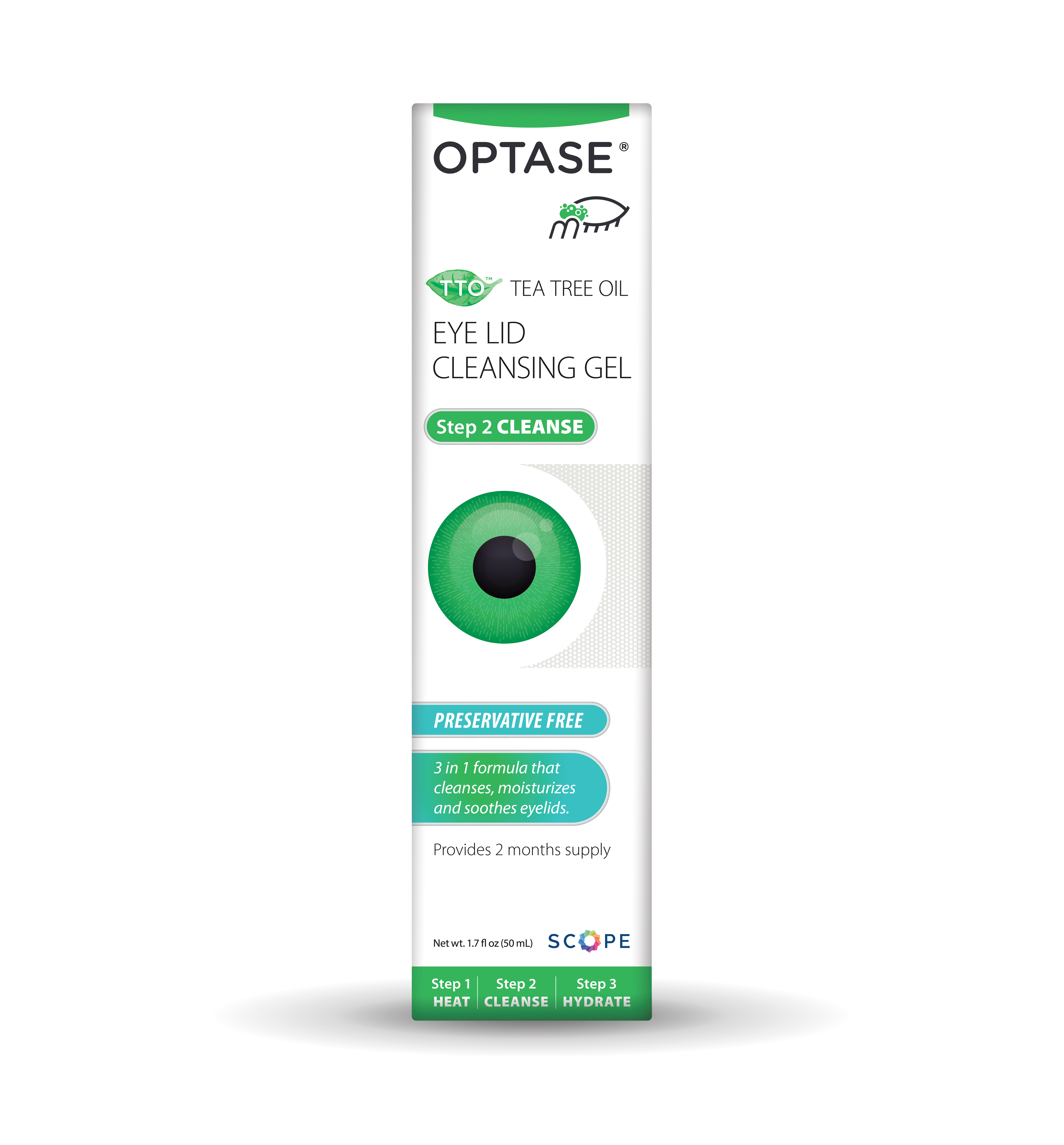 OPTASE<sup>®</sup> TTO Eyelid Cleansing Gel