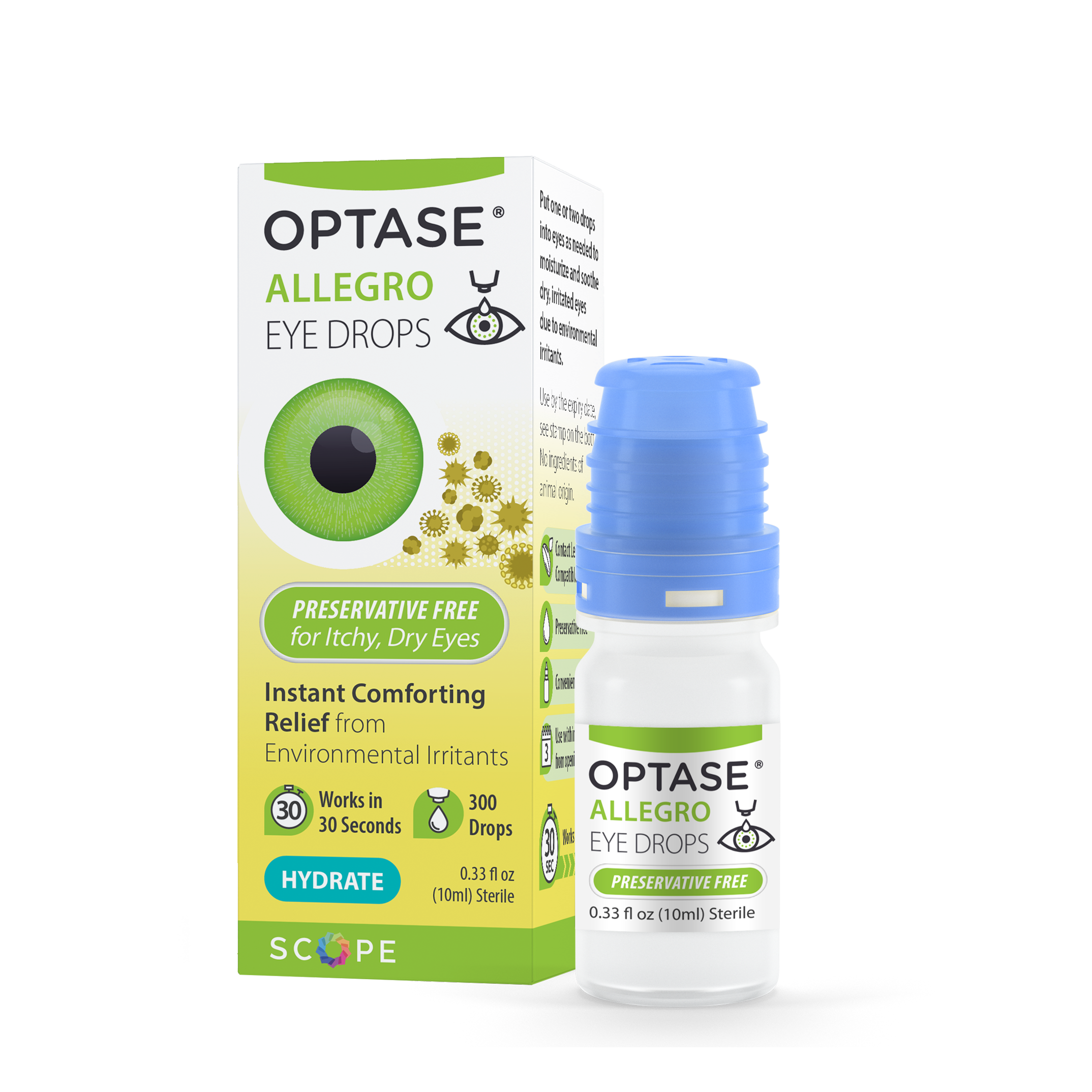  Optase Gotas intensas para ojos secos, sin