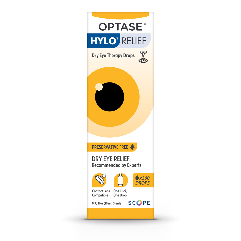  OPTASE HYLO Relief - Gotas para ojos secos, de acción