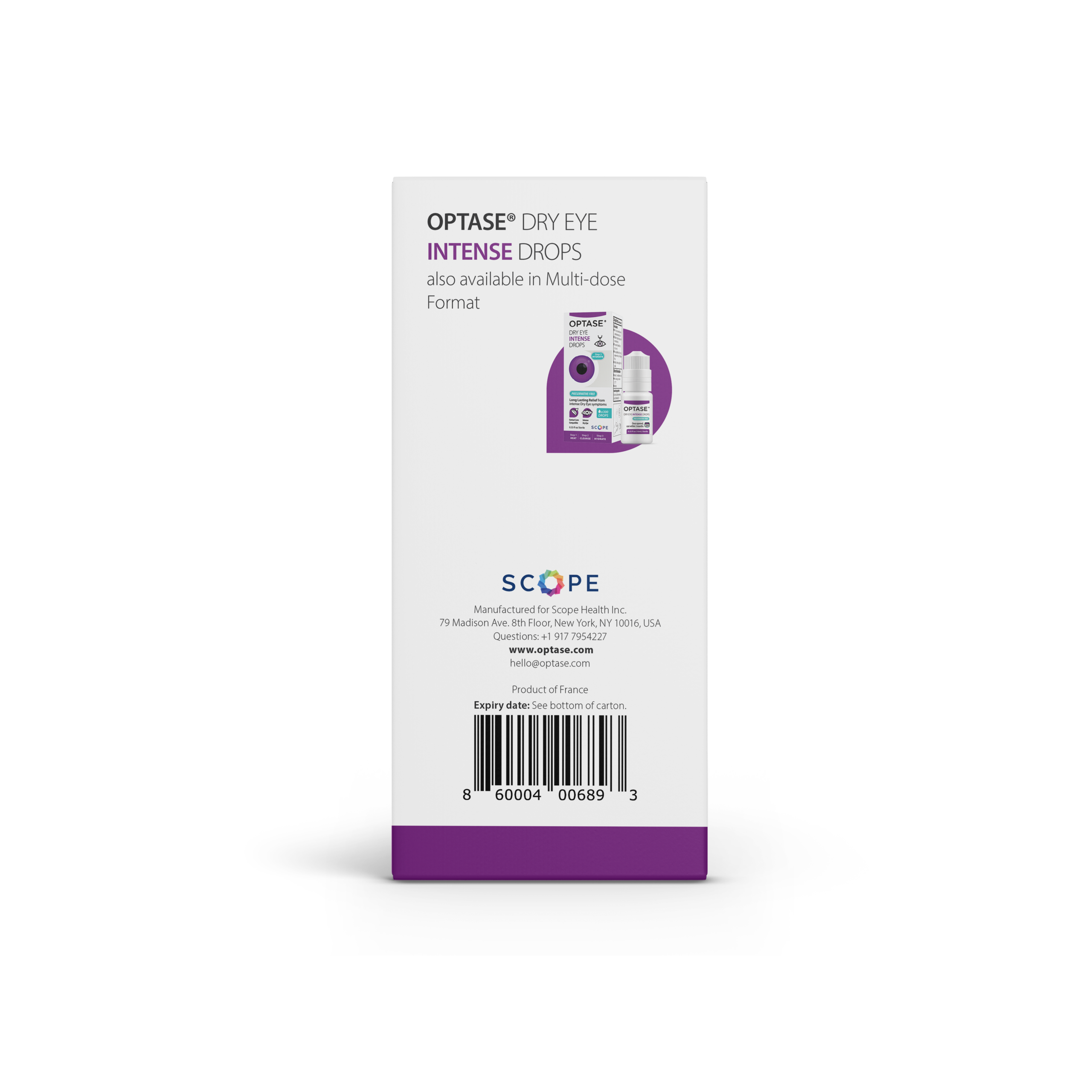 OPTASE<sup>®</sup> Single Dose Dry Eye Relief Intense Drops