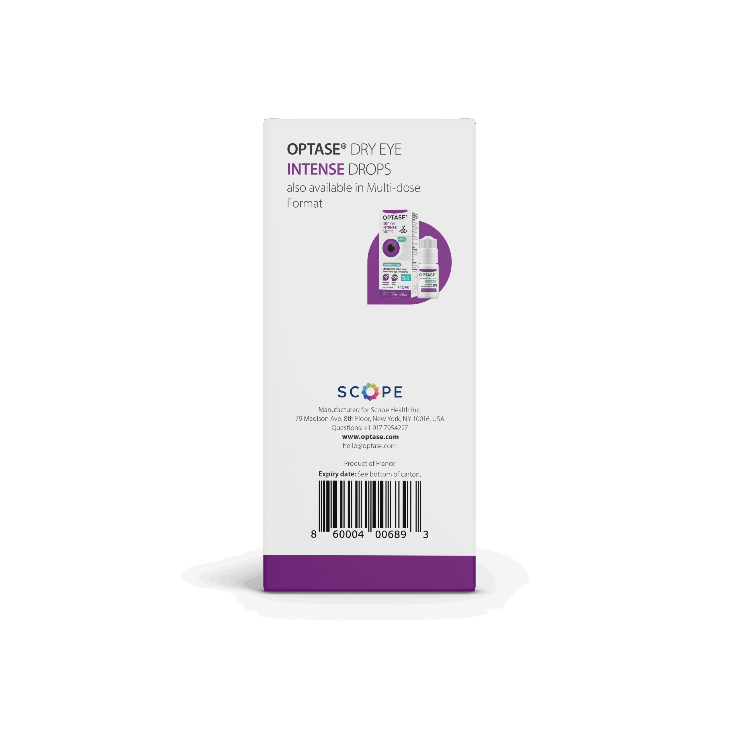 OPTASE<sup>®</sup> Single Dose Dry Eye Relief Intense Drops