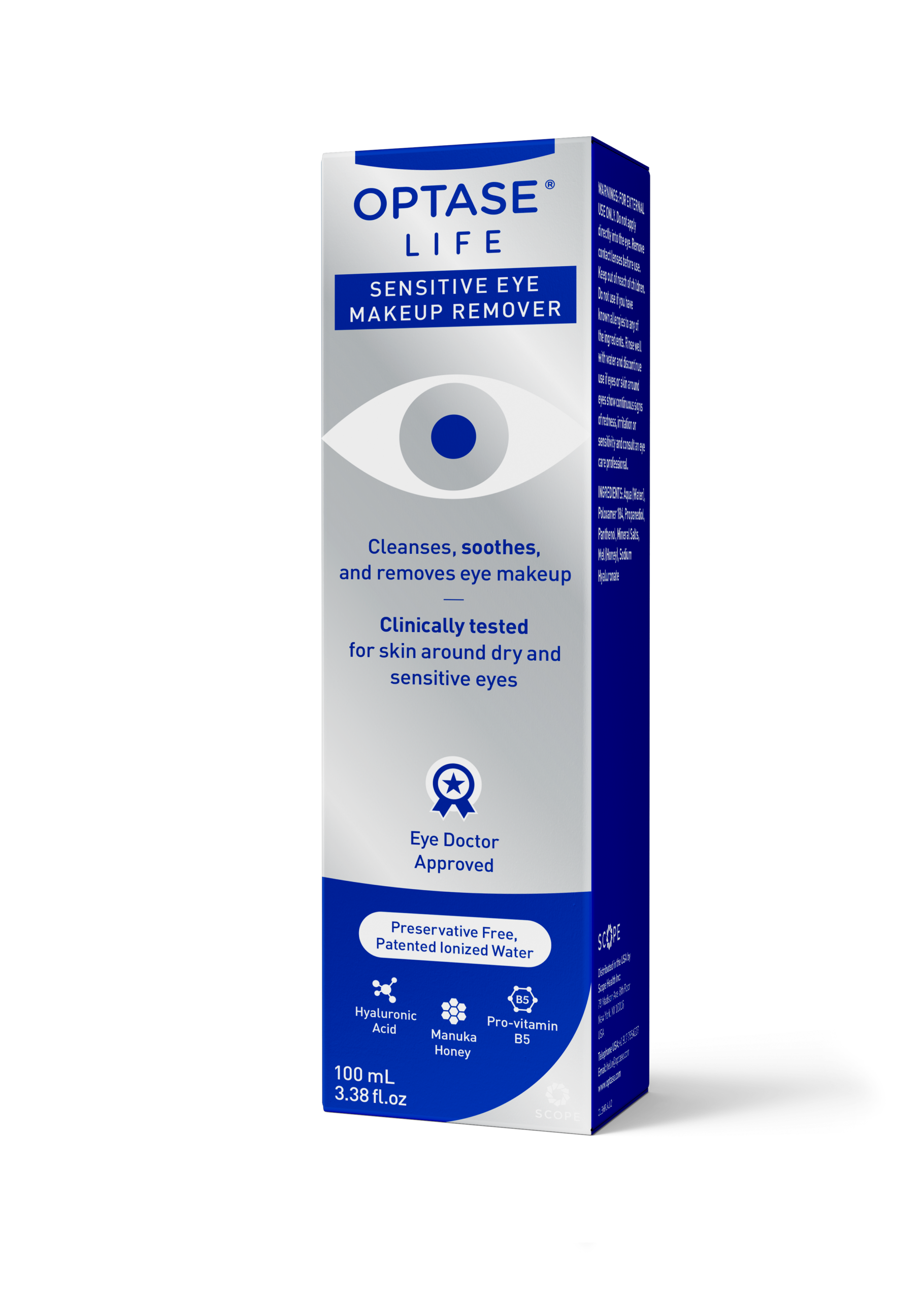 OPTASE<sup>®</sup> LIFE Sensitive Eye Makeup Remover