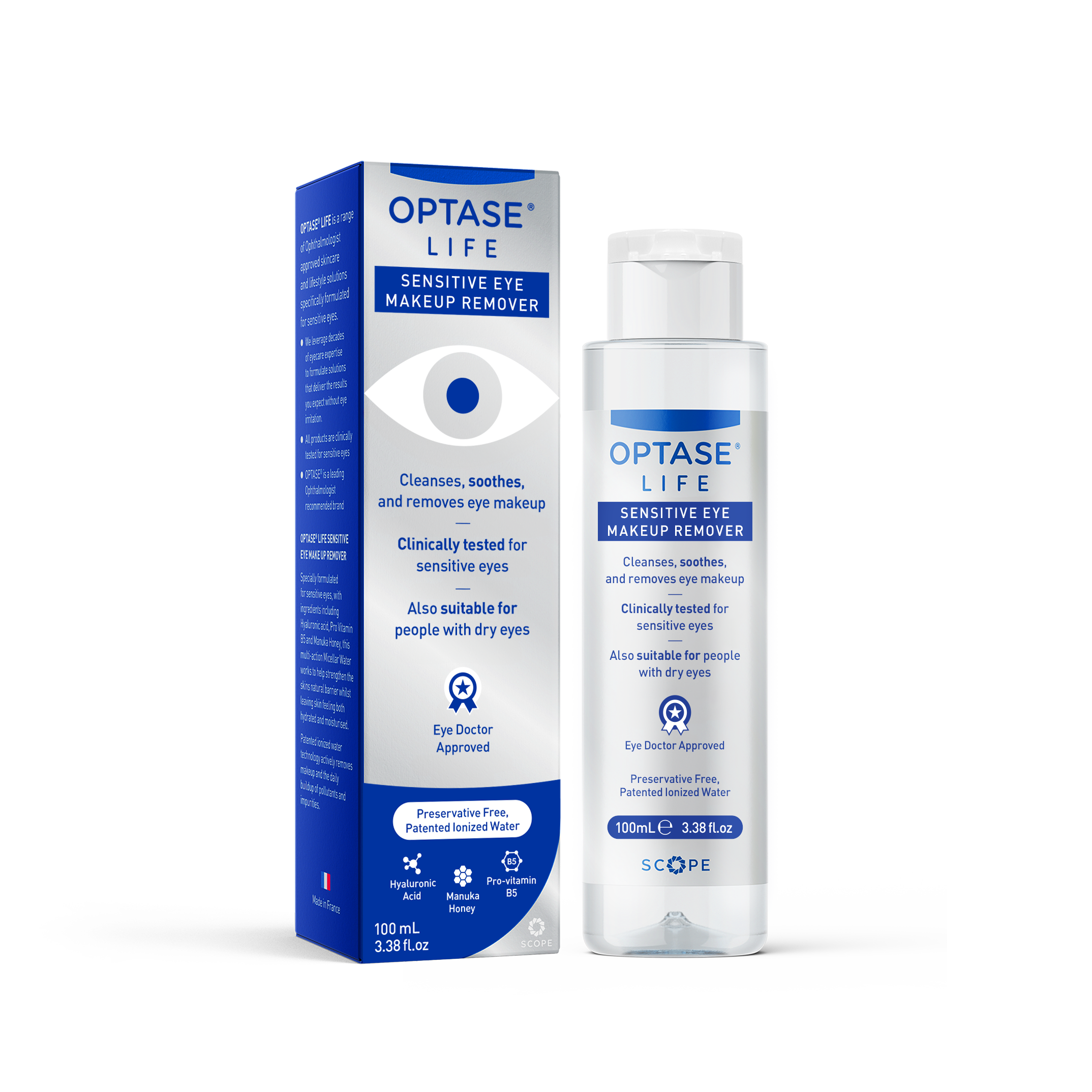 OPTASE LIFE Sensitive Eye Makeup Remover
