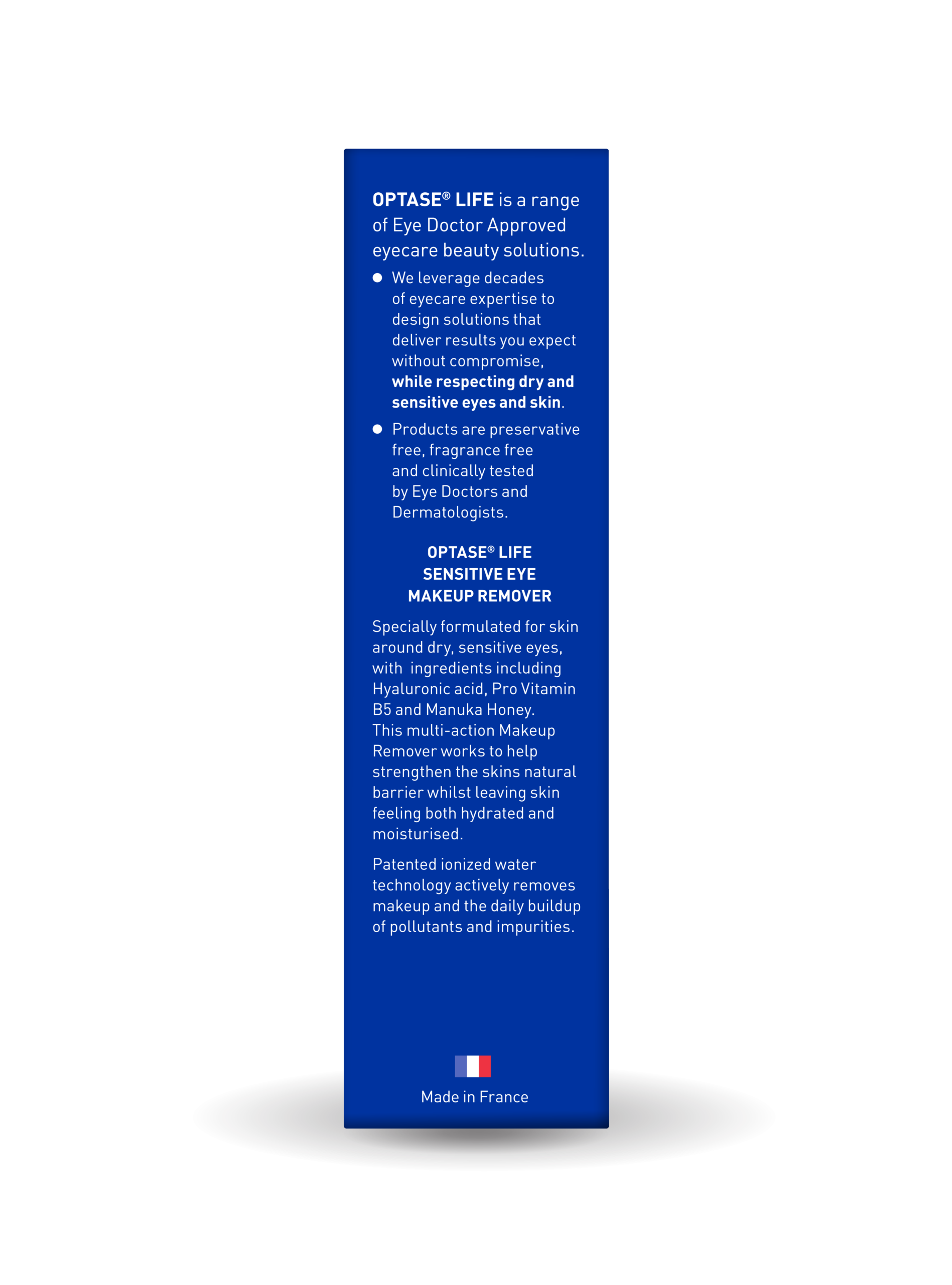 OPTASE<sup>®</sup> LIFE Sensitive Eye Makeup Remover