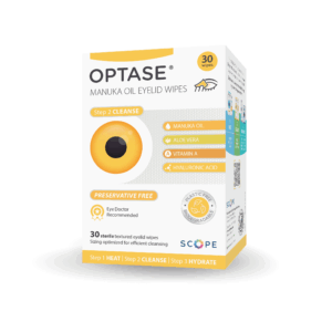 OPTASE<sup>®</sup> Manuka Oil Eyelid Wipes