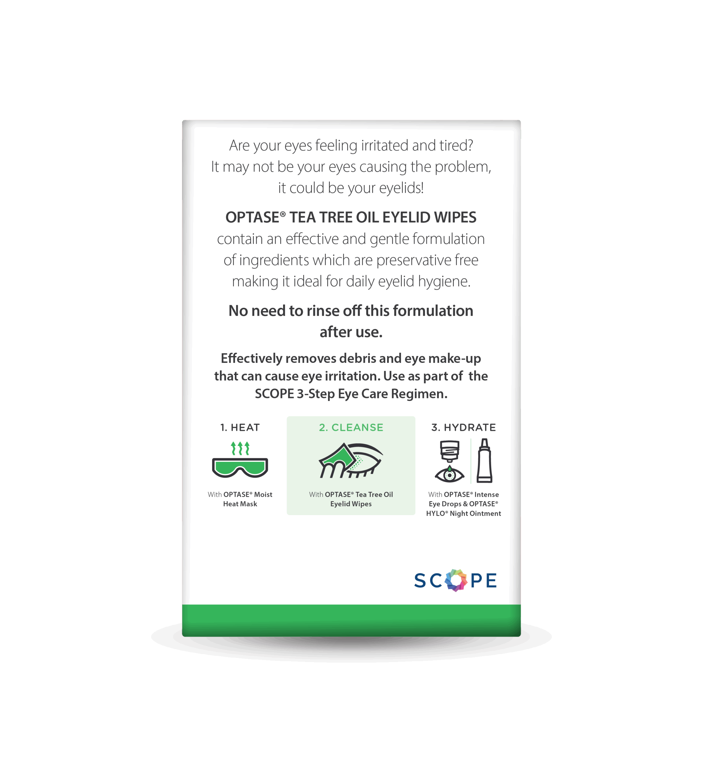 OPTASE<sup>®</sup> Tea Tree Oil Wipes 30 Count