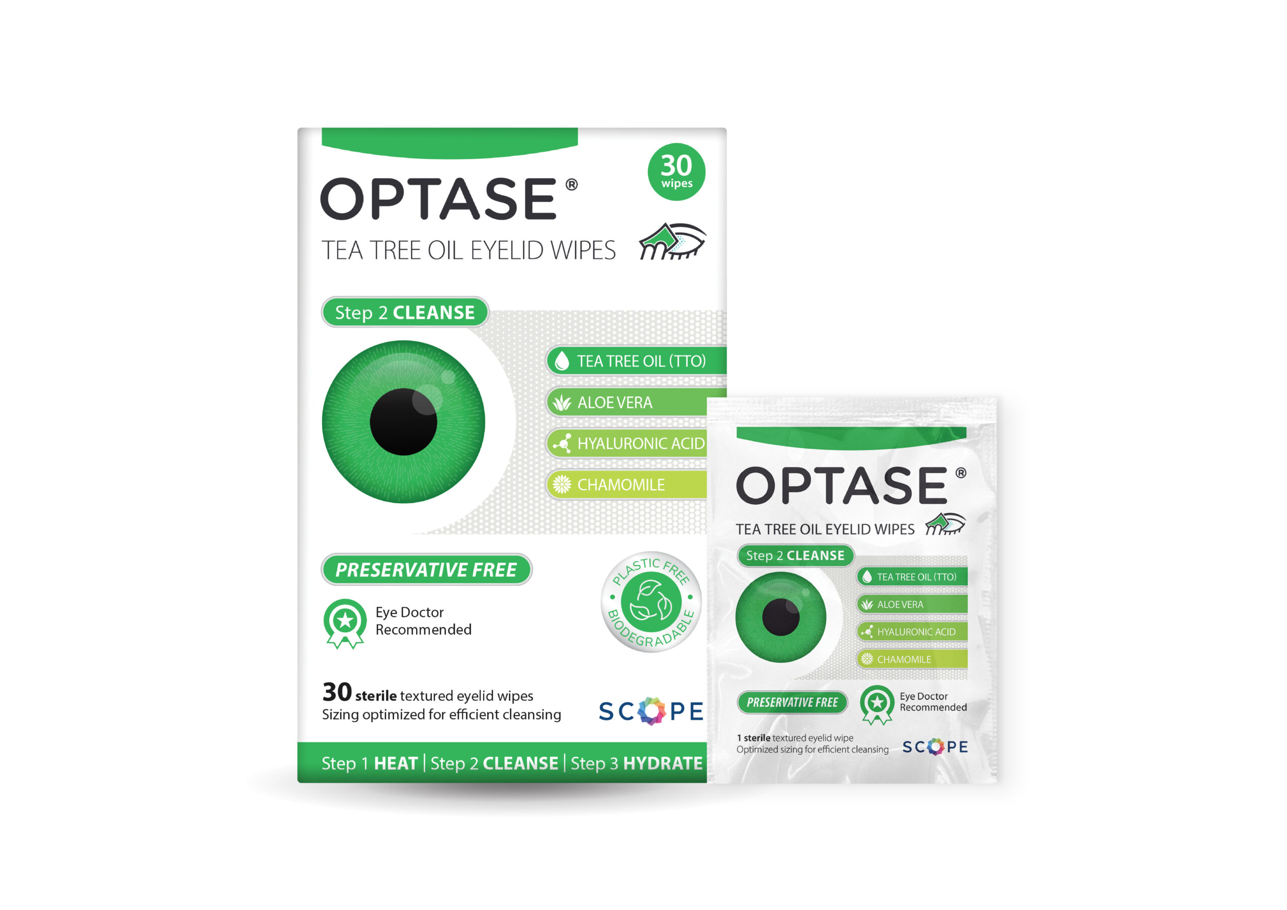 OPTASE<sup>®</sup> Tea Tree Oil Wipes 30 Count