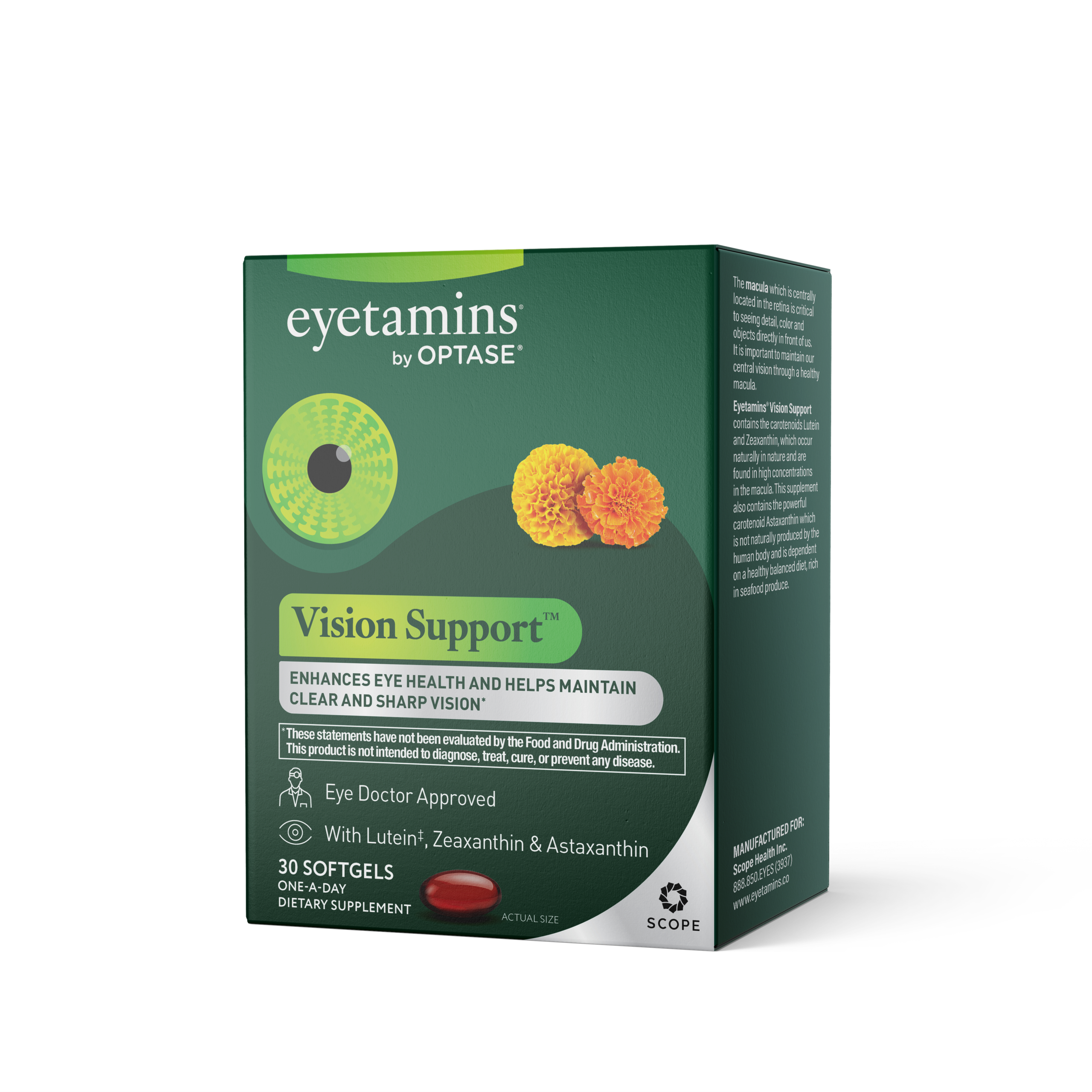 Eyetamins<sup>®</sup> by OPTASE<sup>®</sup> Vision Support™