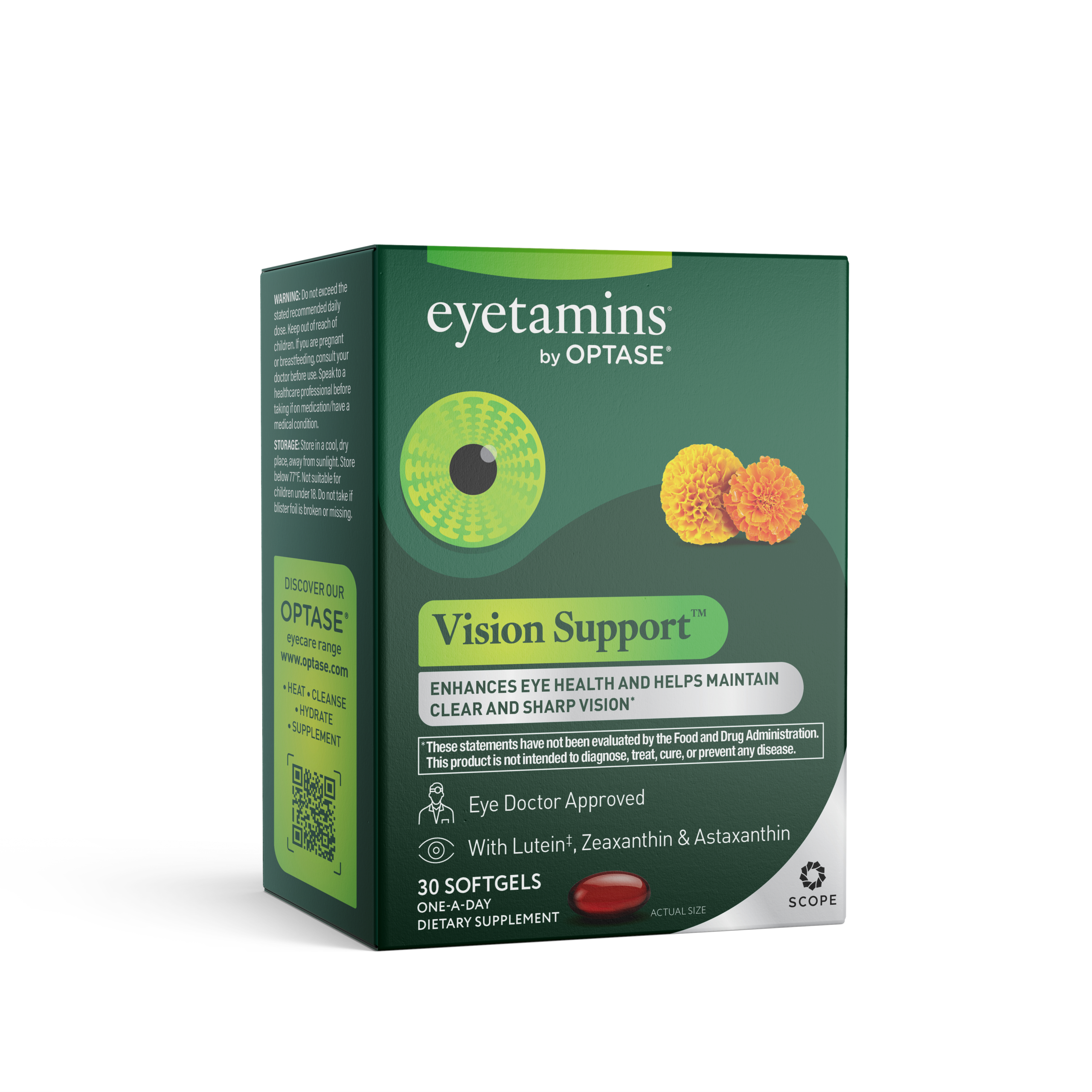 Eyetamins<sup>®</sup> by OPTASE<sup>®</sup> Vision Support™