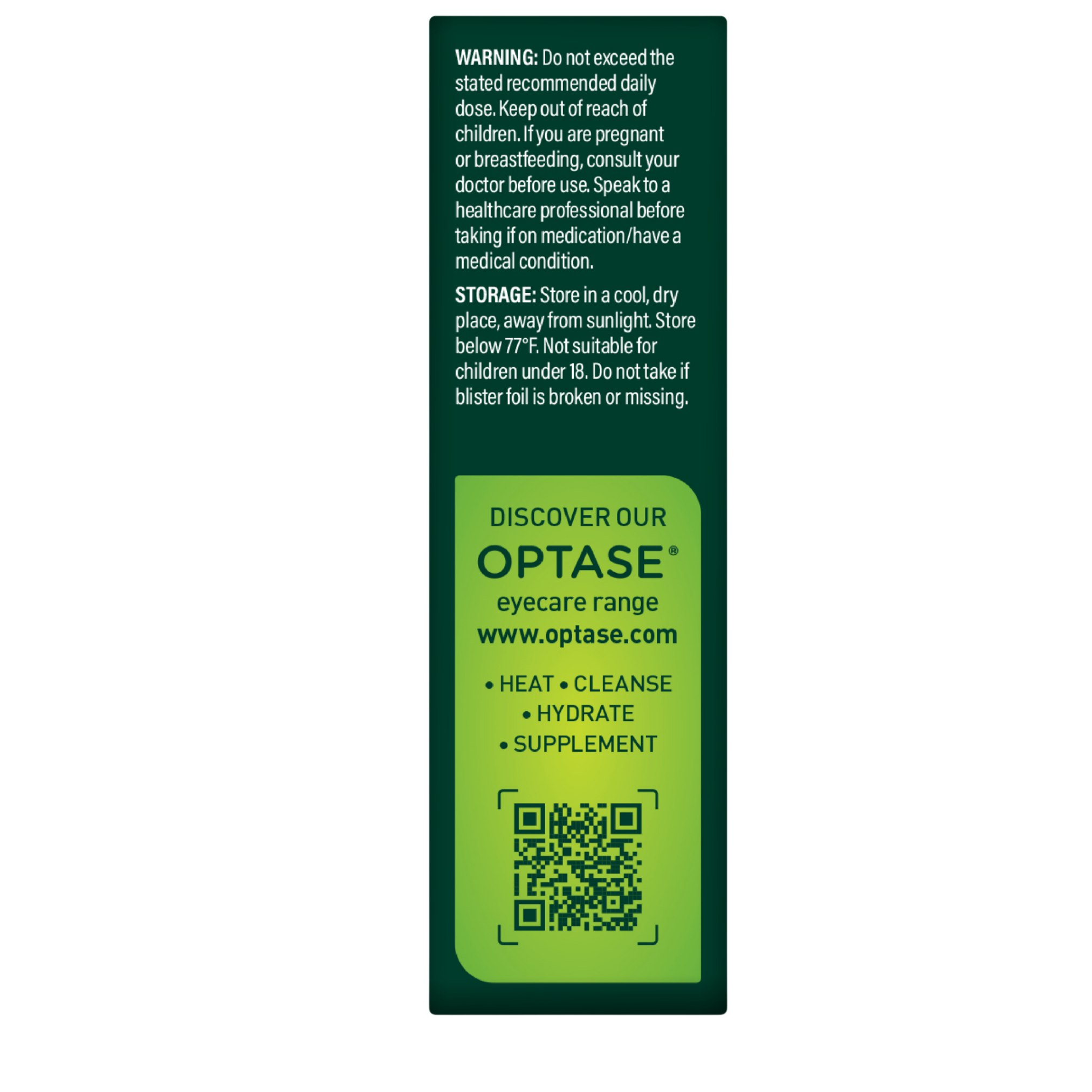 Eyetamins<sup>®</sup> by OPTASE<sup>®</sup> Vision Support™