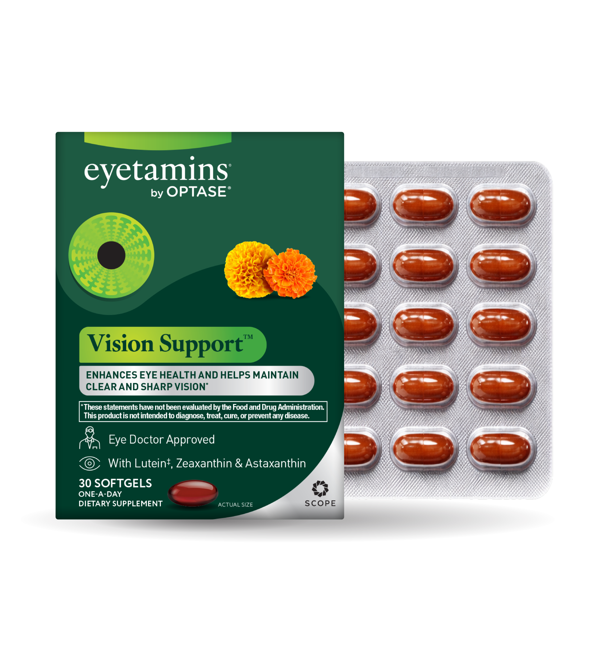 Eyetamins<sup>®</sup> by OPTASE<sup>®</sup> Vision Support™
