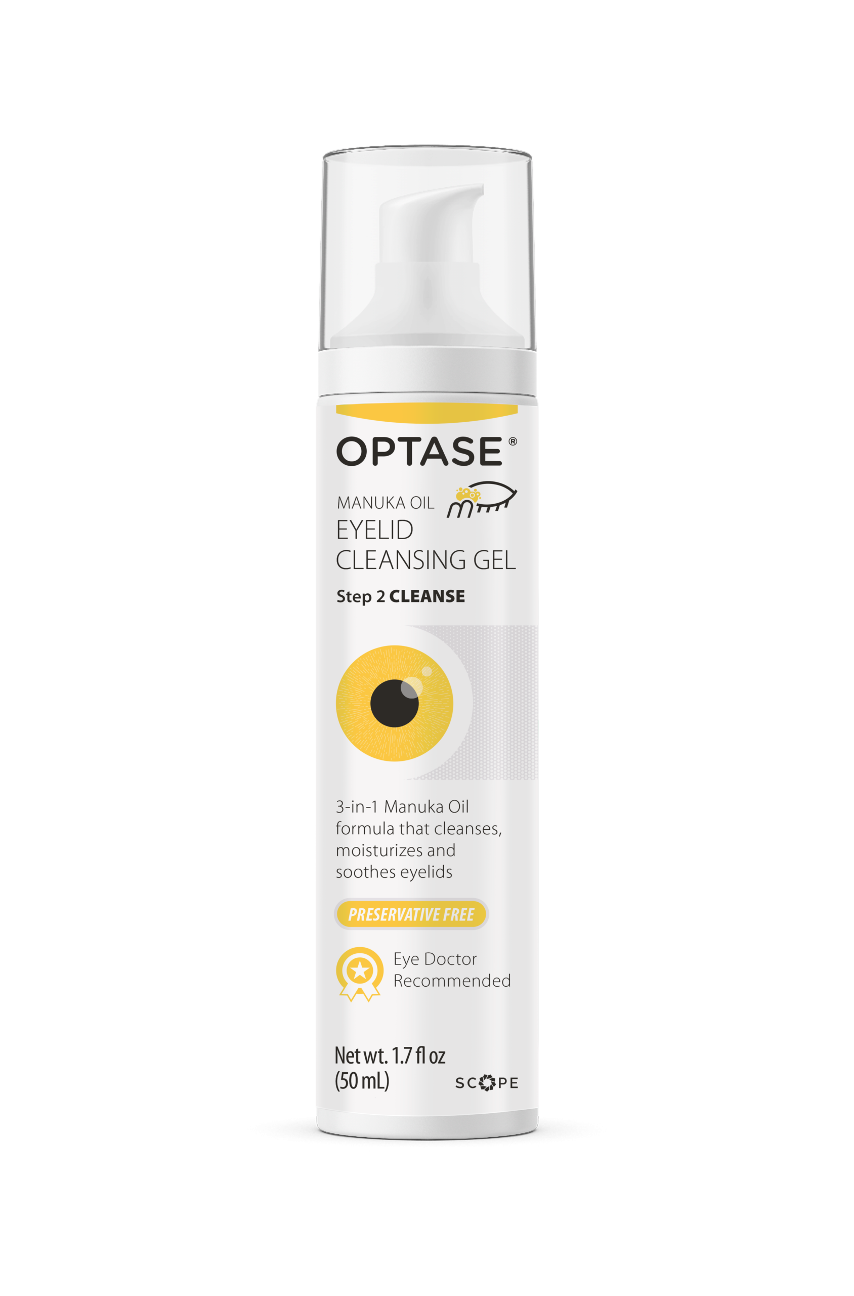 OPTASE<sup>®</sup> MANUKA OIL Eyelid Cleansing Gel